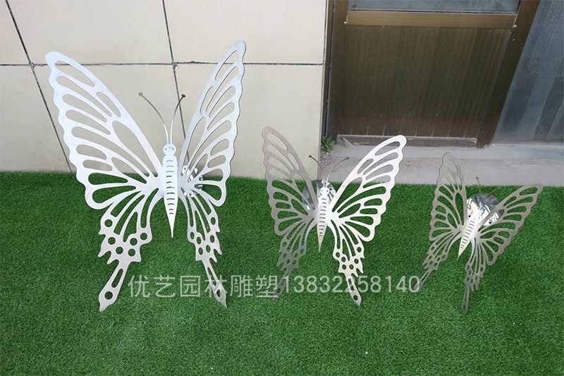 不锈钢雕塑加工厂,不锈钢蝴蝶摆件 不锈钢雕塑加工厂,不锈钢蝴蝶摆件